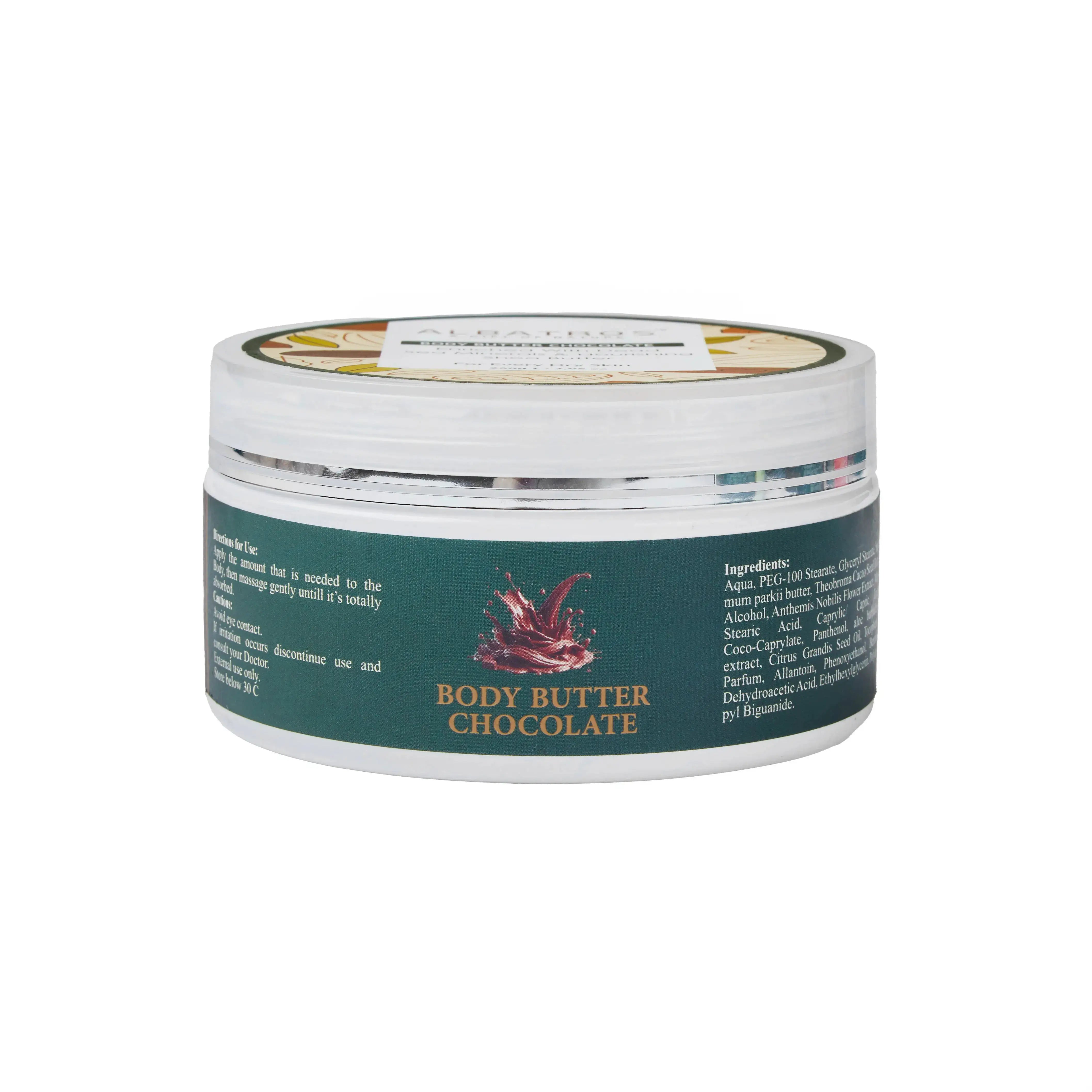 ALBATROS Chocolate Body Butter, Dead Sea skincare from Jordan