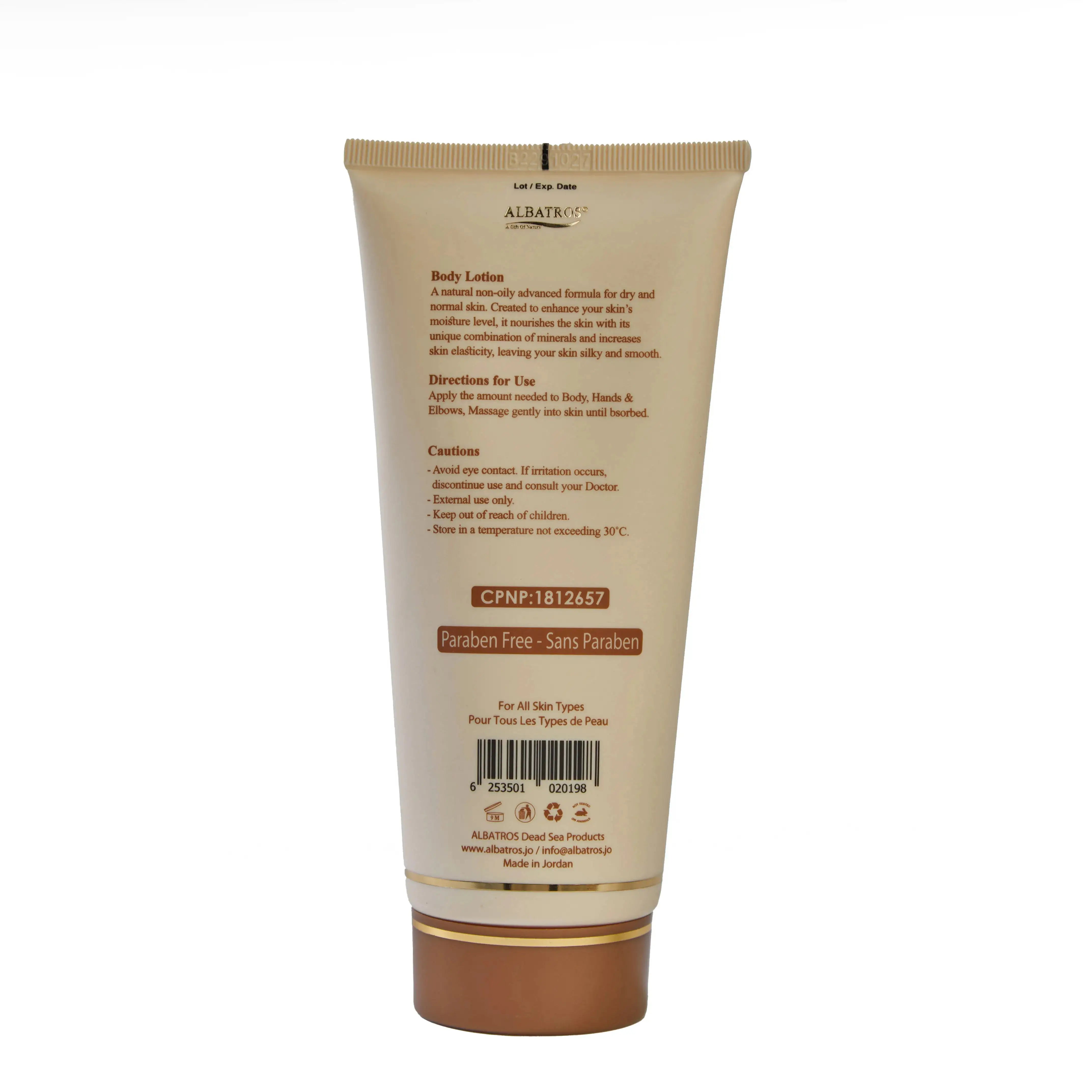 ALBATROS Body Lotion, Dead Sea daily moisturizer from Jordan