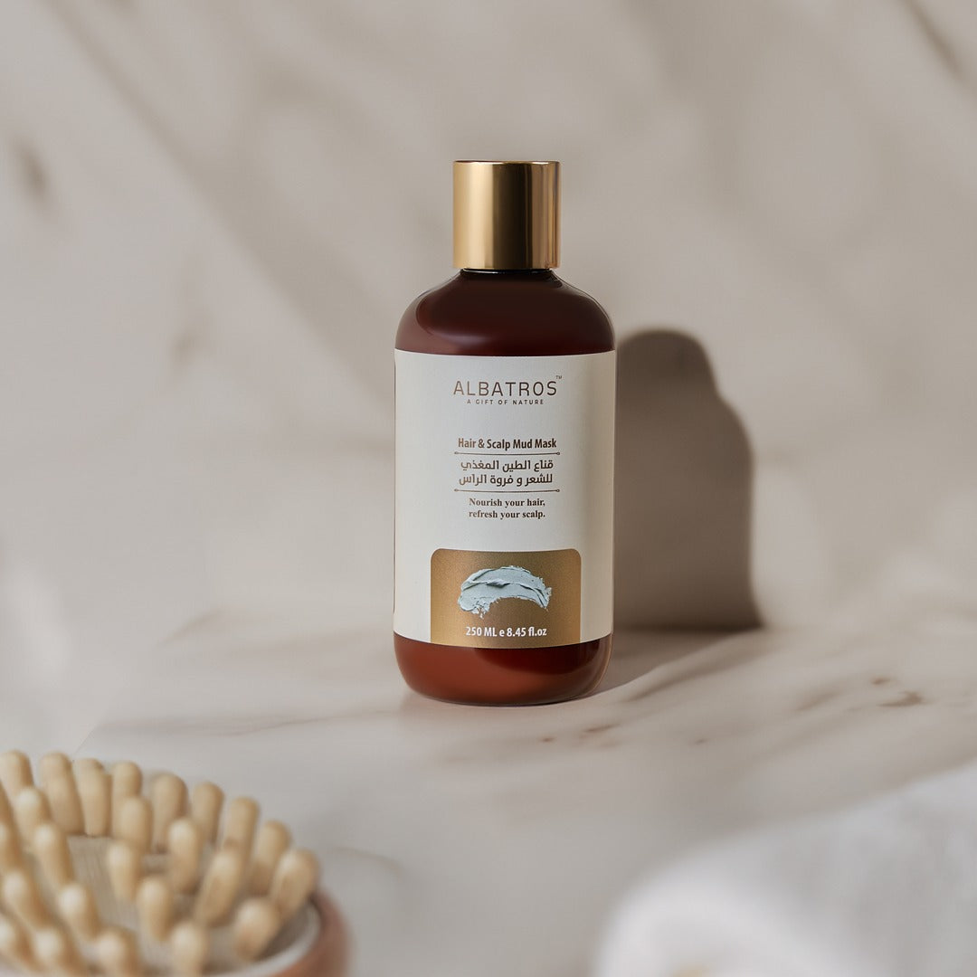 ALBATROS Hair and Scalp Mud Mask, Dead Sea hair care from Jordan