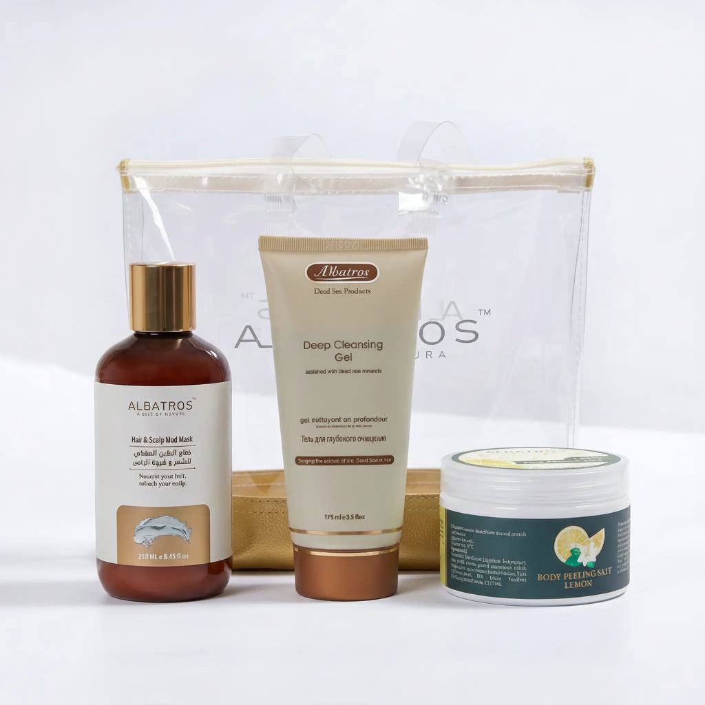 ALBATROS Complete Care Set, Dead Sea gift set with free gift bag
